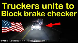 A Day in The Life of an American Truck Driver - Road Rage, Brake Check, Car Crash, Instant Karma USA