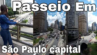 Passeio em São Paulo Santa Efigênia 25 de março Praça da Sé Viaduto do Chá Parque Dom Pedro