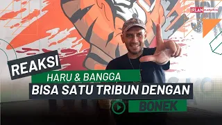 TERHARU....BANGGA BISA SATU TRIBUN DENGAN BONEK