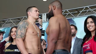 Oleksandr USYK -  Chazz WITHERSPOON WEIGH IN, CHICAGO