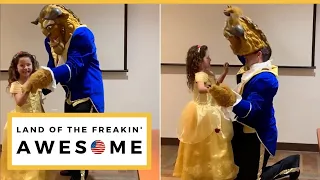 Beauty And The Beast Surprise Military Reunion