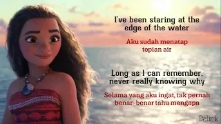 How Far I'll Go - Alessia Cara [OST Moana] (Lyrics video dan terjemahan)