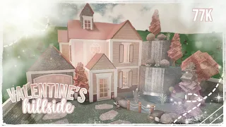 valentine's hillside loft | bloxburg | elyxilia  ˚.· *