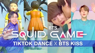 'Squid Game'  Gunshots Dance 鱿鱼游戏 中枪舞 Taehyung Kiss