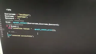 Program to connect MySQL in PHP sublime text
