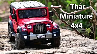 How to make RC @TharMahindra  4x4 - 2020 miniature with waste material / Remote control Car