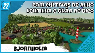 Cultive Alho, Lentilha e Grão de Bico neste Mapa Bjornholm | FS22 Farming Simulator 22