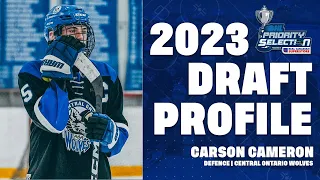 2023 #OHLDraft Watch: Carson Cameron (Central Ontario Wolves)