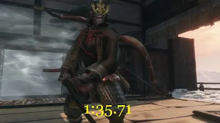 [SEKIRO] Genichiro Ashina - 1min35sec - Charmless & Demon Bell