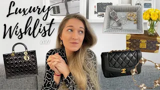 LUXURY WISHLIST 2021 ft. VCA, Hermès, Chanel, Dior, Louis Vuitton - Updated Wishlist | Lesley Adina