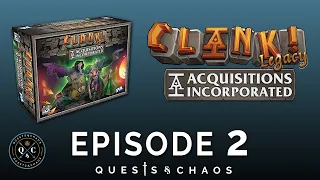 Clank! Legacy | E2 | Climbing the Corporate Rope Ladder | Board Play Through Spoilers