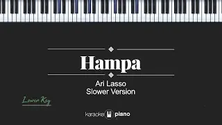 Hampa (LOWER KEY) Ari Lasso (KARAOKE PIANO)