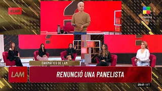 La BOMBA de #LAM: Renunció una panelista importante de una programa de TV 💣