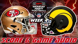 Los Angeles Rams vs San Francisco 49ers MNF Week 4 NFL Live Stream WATCH PARTY w/Game Audio