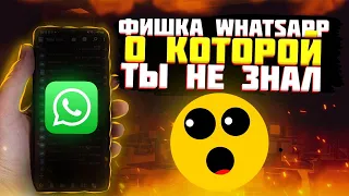 Мега Полезная Функция WhatsApp | СКОРЕЕ ВКЛЮЧАЙ ЕЁ И ПОЛЬЗУЙСЯ