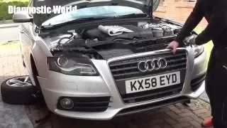 Audi A4 B8 Front Bumper Removal 2008 to 2015 models