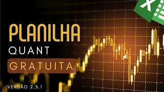 Planilha Quant 2.2 - GRATUITA - PTAX-DÓLAR JUSTO -PARIDADE -JUROS - FREQUÊNCIA INTRADAY - Day Trade