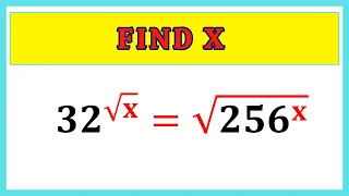 Nice Math Problem | Amazing Exponential Algebra math problem