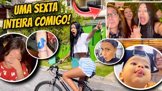 UMA SEXTA-FEIRA INTEIRA COMIGO!!! *vlogzão realzão* 😱🌞