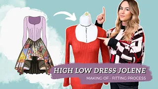 High Low Skirt ESTHER: Making of (Does NOT go as planned) - THISISKACHI DIY