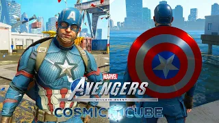 Marvel's Avengers - Avengers End Game Captain America vs the Cosmic Cube!