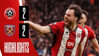 Ben Brereton Diaz 1st PL Goal! 🇨🇱 Sheffield United 2-2 West Ham United | Premier League highlights