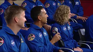 Space Station Crew Discusses Life in Space with NASA's Newest Astronauts