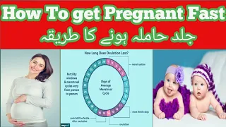 How to get pregnant fast |جلد حاملہ ہونے کا طریقہ | Infertility part-01