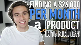 Amazon FBA Product Research Technique That Found Me a $26,000 Per Month Product in 15 Minutes!