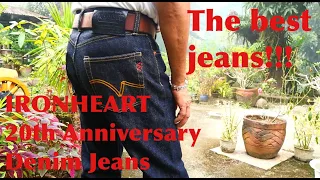 Unboxing & Product Review On IRON HEART 20th Anniversary Selvedge Denim Indigo Jeans in 21 Oz.