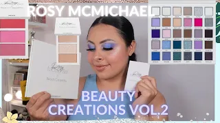 PROBAMOS LA COLECCIÓN DE ROSY MCMICHAEL X BEAUTY CREATIONS | HolaLizy 🦋 #rosymcmichael