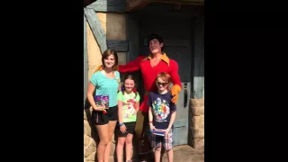 Gaston Meet & Greet at Disney World