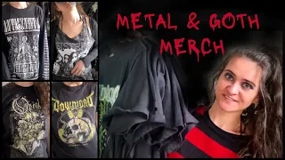 Metal Band Shirt Try On (My ENTIRE Goth & Metal Band T-Shirt Collection)