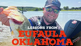 Key Lessons I Learned At The LAKE EUFAULA (Oklahoma) Bassmaster Open!!  Watch Before Fishing There!!