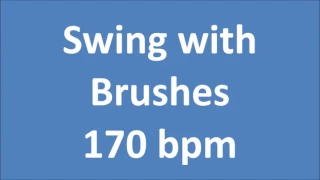 Drum Loops for Practice Swing With Brushes 170 bpm