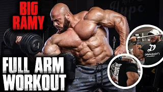 BIG RAMY FULL BICEPS & TRICEPS WORKOUT 2019