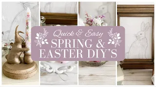 Quick & Easy Easter and Spring DIY's 2024!