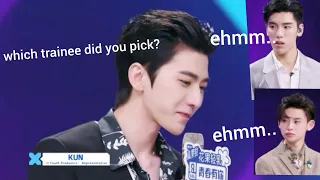 [ ENG SUB ] Youth With You | Kun PD asking Boogie and Lil ghost "which trainee did you pick ? "