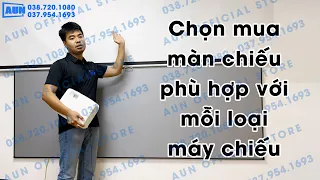 Chọn màn chiếu loại nào sau khi đã mua máy chiếu cho phù hợp ? Mức giá từng loại