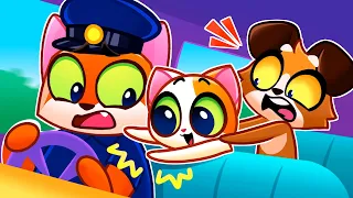 🙀 Don't Play in the Driver's Seat!🚗 Safety Tips On Board 🎵 Purrfect Kids Songs & Nursery Rhymes 🎶