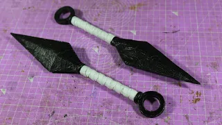 How To Make Easy Kunai - Knifes (Naruto)