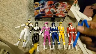 amazon exclusive mighty morphin power rangers 12" figures by hasbro