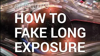 How to make a long exposure effect on After Effects