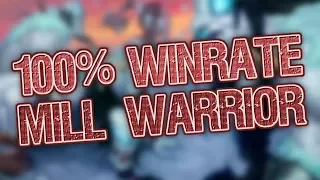 Trump Mastered Mill Warrior! from a 40% to a 100% Win Rate!