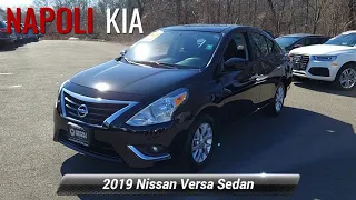 Certified 2019 Nissan Versa Sedan SV, Milford, CT P2817