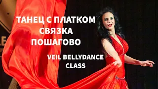 VEIL BELLYDANCE COMBO / ВОСТОЧНЫЙ ТАНЕЦ С ПЛАТКОМ / СВЯЗКА ПОШАГОВО / НАТАЛЬЯ ЛИСЕЕВА