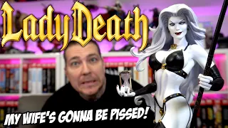 LADY DEATH Premium Format Statue Unboxing & Review | SIDESHOW COLLECTIBLES