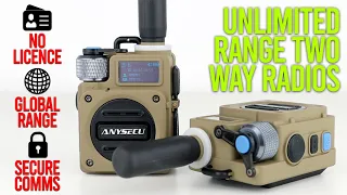 Unlimited Range Secure Two-Way Radios - Anysecu G6