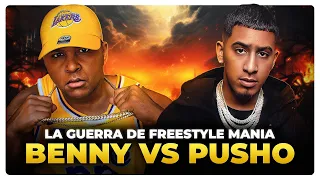 BENNY vs PUSHO la GUERRA de FREESTYLE MANÍA