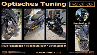 Honda Forza 125 Tuning - German - natürlich alles aus purem Gold 😂